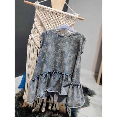 Sukienka rozm. 92/98 czarna/niebieska