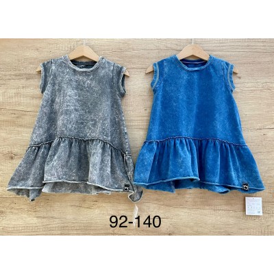 Sukienka rozm. 92/98 czarna/niebieska