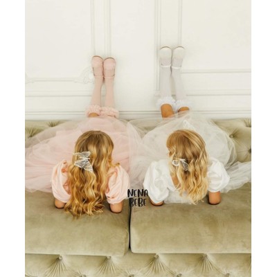 Podkolanówki TUTU RÓŻ I BEŻ