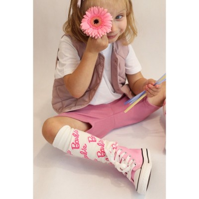 KOLARKI z prążka beż, roż, czarne