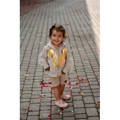 KOLARKI z prążka beż, roż, czarne