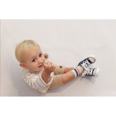 KOLARKI z prążka beż, roż, czarne